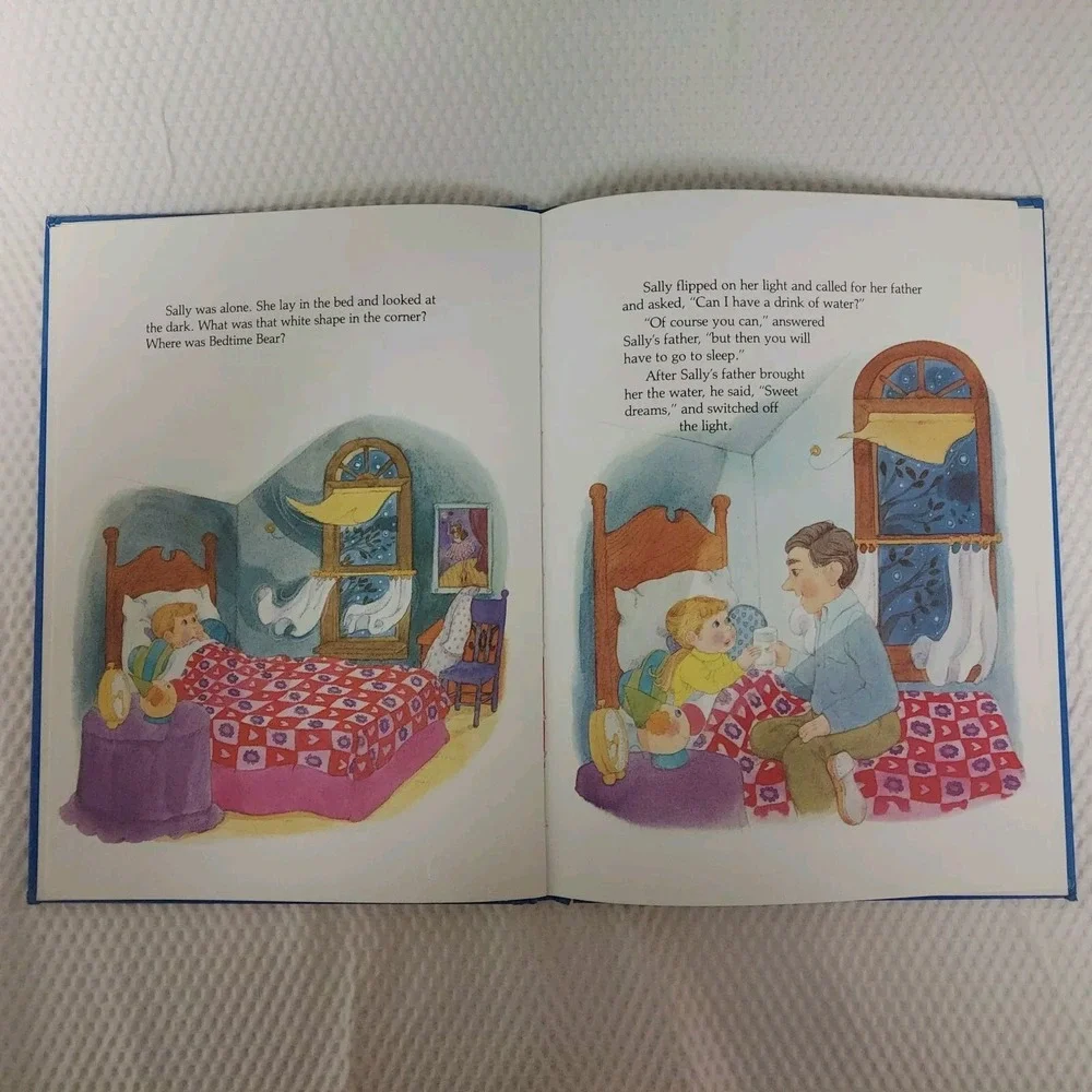 Care Bears Sweet Dreams For Sally Book 1983 Parker Brothers (Hardcover)